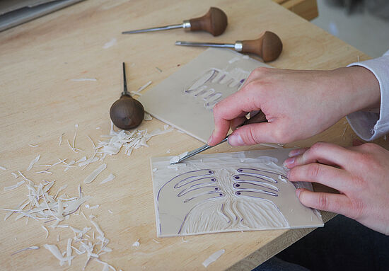 Druckreif - Linoldruck für Kreative
"Verlorene Platte"