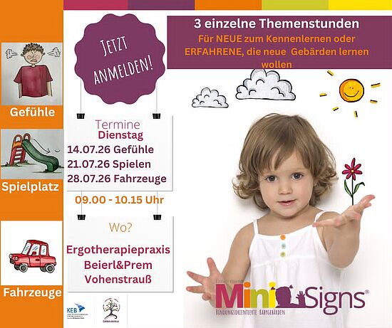 MiniSigns – Bindungsorientierte Babygebärden (ab Krabbelalter)