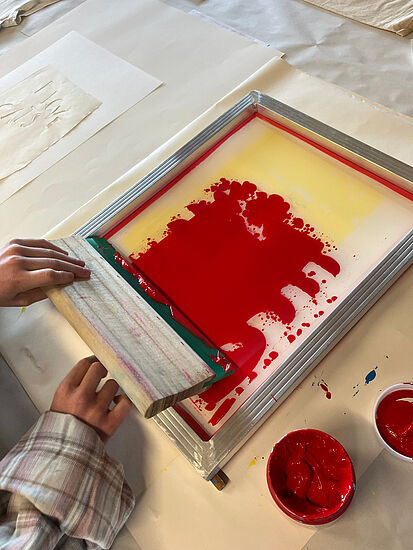 Siebdruck für Jugendliche und Erwachsene