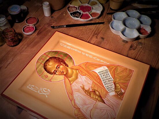 Angeleiteter Austausch zum Thema "Ikonen"