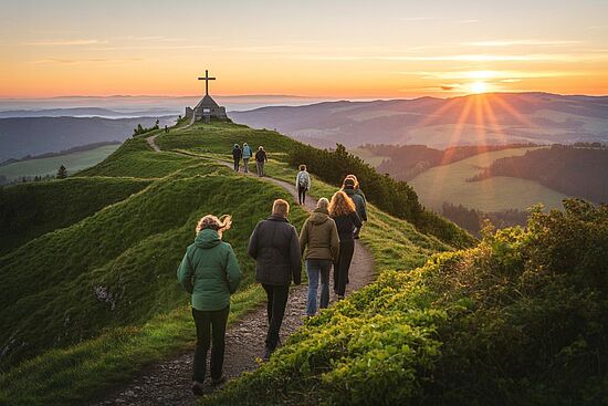 Trauer auf dem Weg