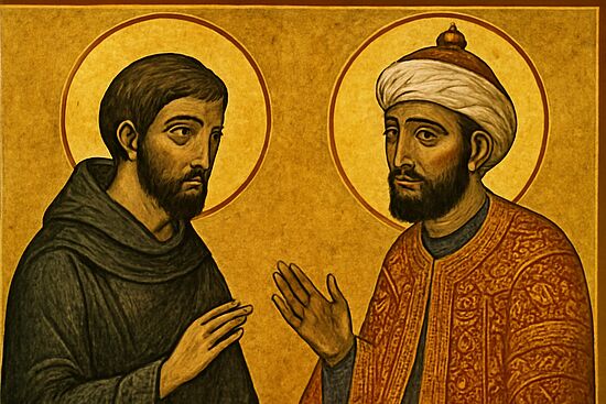 Franziskus begegnet Sultan al-Kamil