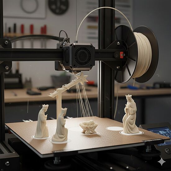 Kreativ im 3D-Druck: Krippenfiguren gestalten im Franziskusjahr