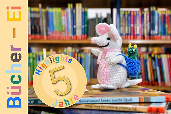 Bücher-Ei Highlight: gelebte Lesung "Psst! Ich lese!"